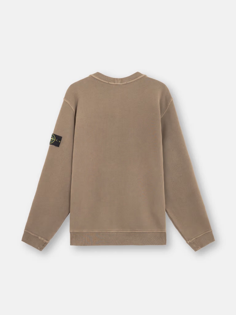 Свитшот STONE ISLAND 61241 ORGANIC COTTON DIAGONAL FLEECE 'OLD' EFFECT Свитшот STONE ISLAND 61241 ORGANIC COTTON DIAGONAL FLEECE 'OLD' EFFECT