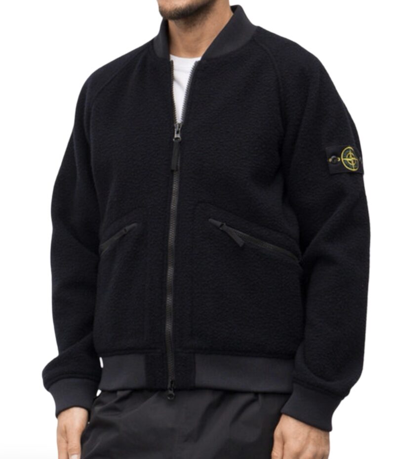 Куртка STONE ISLAND logo-patch Bomber Jacket Куртка STONE ISLAND logo-patch Bomber Jacket