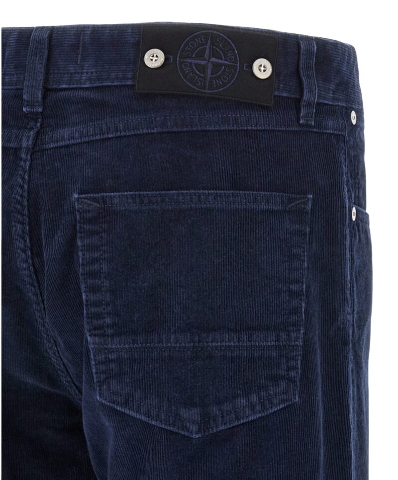Брюки STONE ISLAND indigo Micro Corduroy-Rinsed Брюки STONE ISLAND indigo Micro Corduroy-Rinsed